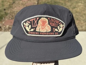 Sendero Provisions Co TX Schneeaffe Druckknopflasche Mütze grau verstellbar Legends Patch - Bild 1 von 7