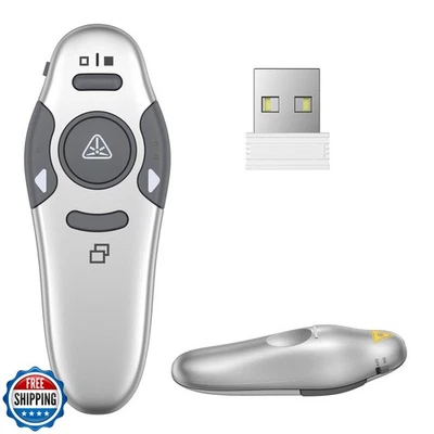 QUI Presentation Clicker Wireless Presenter Remote Clicker for PowerPoint Pre - Image 1 of 4