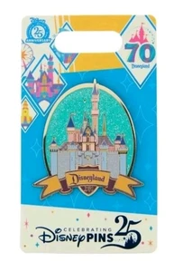 Disney Resort Disneyland 70th Anniversary - Sleeping Beauty Castle Pin - Picture 1 of 1