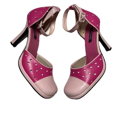 De colección Y2K Splash Moda Calzado Tacones Talla 8 Rosa Retro Harajuku Juegos con disfraces Foto 1 de 4