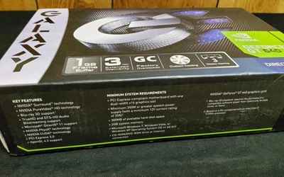 Galaxy Nvidia GeForce GT 640 1GB PCI-E Video Card DVI/HDMI - Image 1 of 3