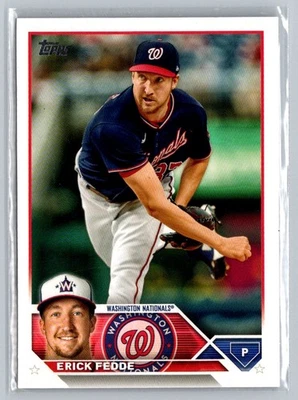 2023 Topps #258 Erick Fedde - Image 1 of 2