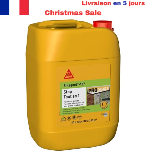SIKA - Traitement algicide et fongicide - Sikagard 127 Stop Tout en 1 - Traiteme - Photo 1/4