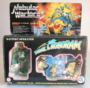 ULTRA RARE 1985 NEBULAR WARLORDS YURAK & ROBORAM CHENG CHING TOYS B/O NEW MIB ! - Picture 1 of 12