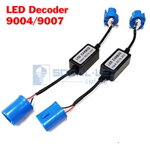 2x EMC 9007 9004 Headlight Canbus LED Decoder Kit Error Free Anti-Flickering - Picture 1 of 5