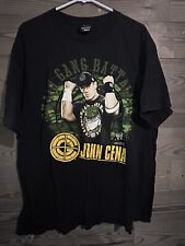 John Cena T-Shirt Men’s XL Chain Gang Battalion WWE Black Wrestling Hybrid Tees