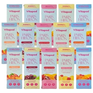 Vitapod Paris Hilton Functional Drink Mix Pods for Vitapod Bottles, 7-Pod Boxes - Picture 1 of 11