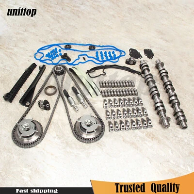 Kit de árboles de levas y cadena de distribución brazos basculantes para Ford Expedition F150 2005-14 5,4 L 3 V Foto 1 de 4