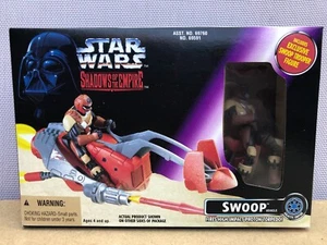 STAR WARS SHADOWS OF THE EMPIRE SWOOP VEHICLE SPEEDER BIKE - Picture 1 of 10