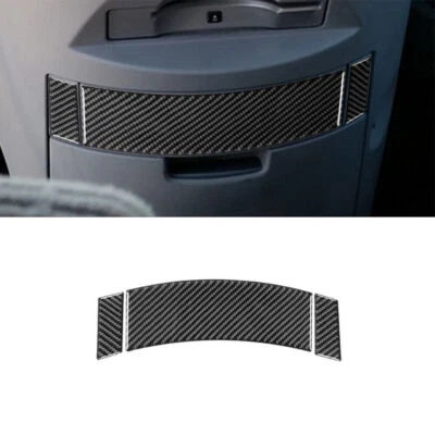 Cubierta acento portavasos central interior de fibra de carbono 3 piezas para Nissan Quest Foto 1 de 4