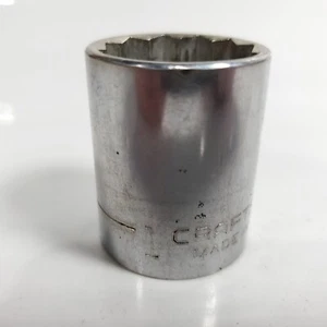 Enchufe poco profundo Craftsman 1/2" Drive SAE 1" -Serie V 12 puntos 47514 - Imagen 1 de 6