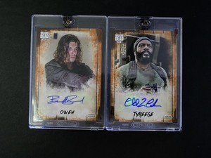 2018 Topps The Walking Dead /50 Autograph Tyreese and Owen🔥