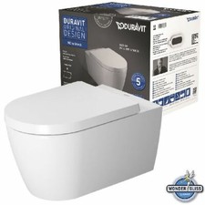 Duravit Starck Wandtiefspül-WC Set spülrandlos 45290900A11 WonderGliss Softclose