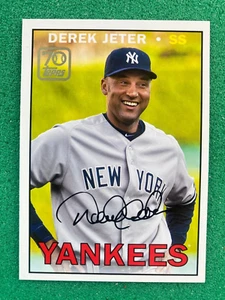 Derek Jeter 2021 Topps 70 Years of Topps #70YT-17 New York Yankees HOF - Picture 1 of 2