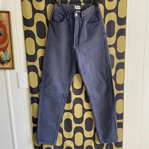 Vintage High Rise Guess Jeans Charcoal SIZE 8 - Picture 1 of 6