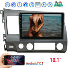 10.1" Android 10.1 Car Stereo Radio Player Wifi GPS Player For Honda Civic 06-11