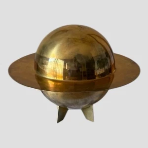 Designer Seletti x Diesel Lunar Cosmic Bowl Large Dinner Diner Brass Box 25cm - Picture 1 of 9