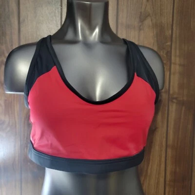 Top de bikini Venus traje de baño rojo negro talla 1X para mujer  Foto 1 de 3