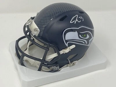 Jaxon Smith-Njigba Seattle Seahawks Signed Riddell Speed Mini Helmet Autographed - Image 1 of 4