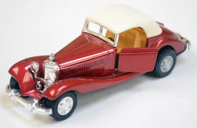 VINTAGE 1981 VTG YATMING MERCEDES 540K CABRIOLET #8502 PULL-BACK 1/43 DIECAST - Image 1 of 4