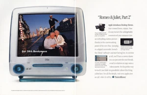 2000 Apple iMac Computer: Romeo & Juliet Vintage Print Ad - Picture 1 of 1