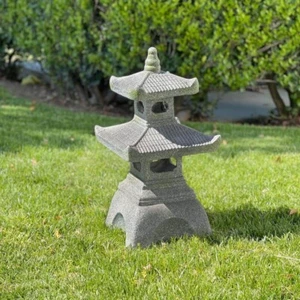 26-inch Pagoda Garden Statue with LED Solar Light – Outdoor Yard Decoration - Picture 1 of 4