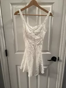 Hollister Ivory Lace Dress Size Small - Picture 1 of 7