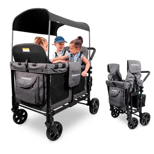 W4 Original Stroller Wagon (4 Seater) - Collapsible Wagon Stroller with Seats wi - Picture 1 of 16