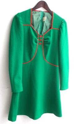 Damen Trachten Kleid grün Gr. 42 v. Diolen Loft - Bild 1 von 2