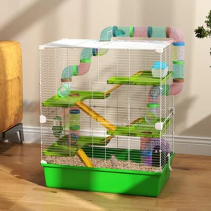 Extra Large 23" Hamster Cage with Tubes and Tunnels, Portable Carry Handles - Picture 1 of 10