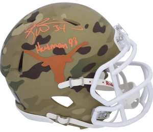 Ricky Williams Autographed "Heisman 98" Texas Longhorns Mini Helmet Fanatics - Picture 1 of 3