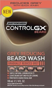Just For Men Control GX Grey Reducing Beard Wash, for Subtle, Natural-Looking - Picture 1 of 6