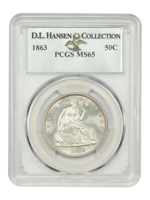 1863 50C PCGS MS65 - Image 1 of 4