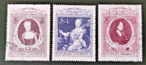 1980 Todestag von Kaiserin Maria Theresia Mi-Nr. 1638/40 gestempelt - Bild 1 von 1