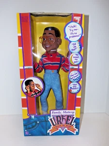 Vintage 1991 Hasbro Steve Urkel Family Matters 17" Pull String Talking Doll MIB - Picture 1 of 9