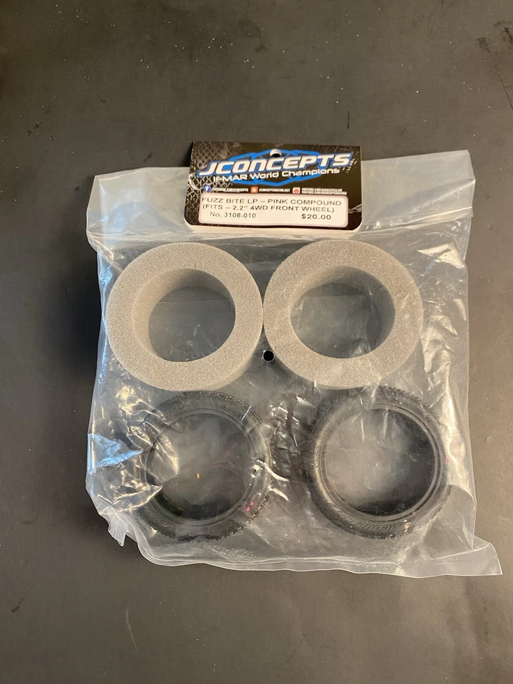 J Concepts Fuzz-bite LP Pink Fits 2.2” 4wd Front 3108-010 - Image 1 of 2