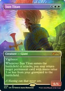 Sun Titan LÁMINA SIN BORDES 2010 guarida secreta 30 aniversario cuenta regresiva Magic The Gathering - Imagen 1 de 1