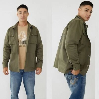 NUEVO CON ETIQUETAS Nueva CHAQUETA MILITAR BUDA $199 True Religion Talla S Foto 1 de 4
