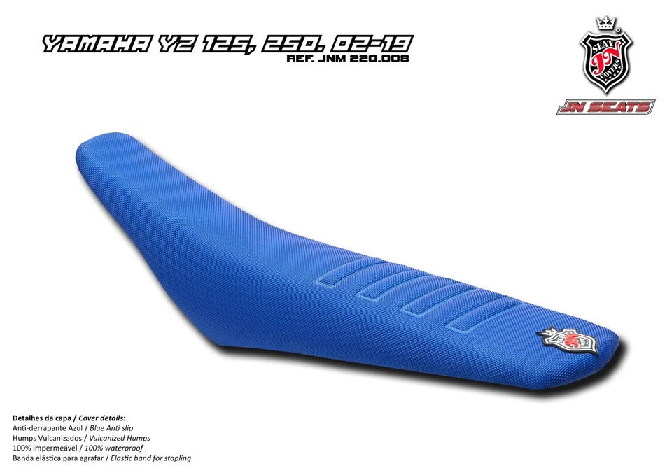 Yamaha YZ 125-250 2002-2020 JN-Europa Cubierta de asiento antideslizante Super-Grip 2200088 Foto 1 de 1