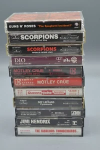 80s Cassette Lot: Scorpions, Dio, Motley Crue, Queensryche, Def Leppard - Picture 1 of 8
