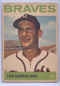 1964 Topps Venezuela Venezuelan #198 Len Gabrielson Braves A - Bild 1 von 2
