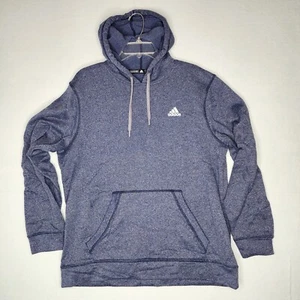  Adidas Hombre Pullover Climawarm Sudadera con Capucha Azul Talla Grande  - Imagen 1 de 11