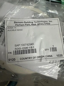 NUOVO/SIGILLATO, BASE RILEVATORE SIEMENS ADBX-11 P/N: 500-096181, 36 DISPONIBILI. SPEDIZIONE GRATUITA - Foto 1 di 3
