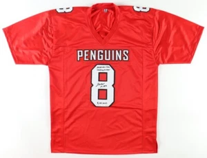 Camiseta deportiva personalizada firmada por Jaleel McLaughlin autografiada del estado de Youngstown con inscripción - Imagen 1 de 3