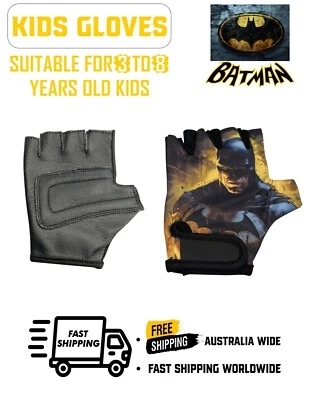 BATMAN GLOVES / KIDS GLOVES / PREMIUM QUALITY KIDS GLOVES / PLAYING GLOVES - Image 1 of 4