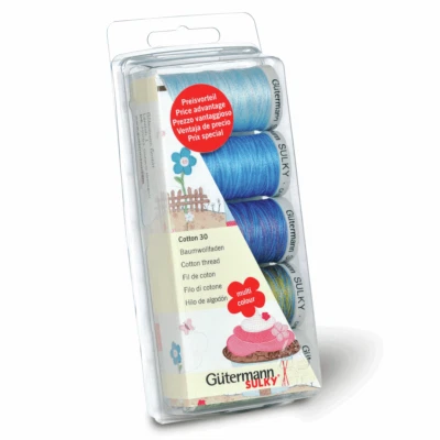 Gutermann Thread Set: Cotton No.30: 5 x 300m - Image 1 of 3