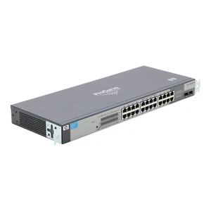 HP ProCurve 1700-24 J9080A 24x RJ-45 2x SFP Gigabit Managed Rack Switch - Bild 1 von 4