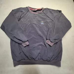Vintage Slazenger Windbreaker Mens M Blue Pullover Golf Old Ranch Country Club - Picture 1 of 10