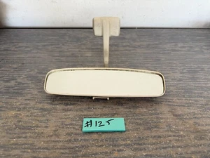 1969-1974 Volvo 144 145 OEM Tan Rear View Mirror & Mounting Plate Manual Dim - Picture 1 of 10