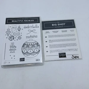 Stampin Up BELLISSIME PALLINE set francobolli e fustelle decorazioni natalizie sentimenti - Foto 1 di 8